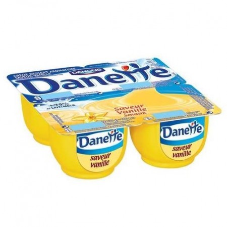 Crème dessert Danette saveur vanille
